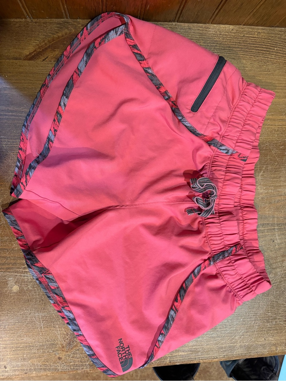 The North Face Women's Coral Running Shorts with Grey Trim